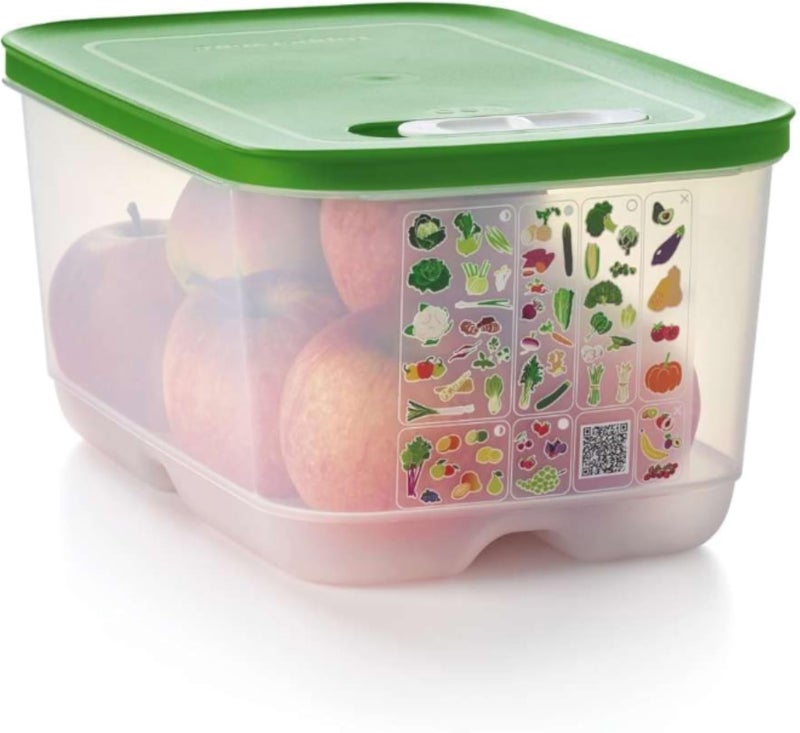 Tupperware FridgeSmart Food Storage Container - Medium Deep Tub 4.4L - Keeps Food Fresher For Longer - Secure Seal - Stackable for Easy Organisation - BPA Free Plastic - Tubs with Lid